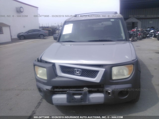 5J6YH18513L012950 - 2003 HONDA ELEMENT EX GRAY photo 6