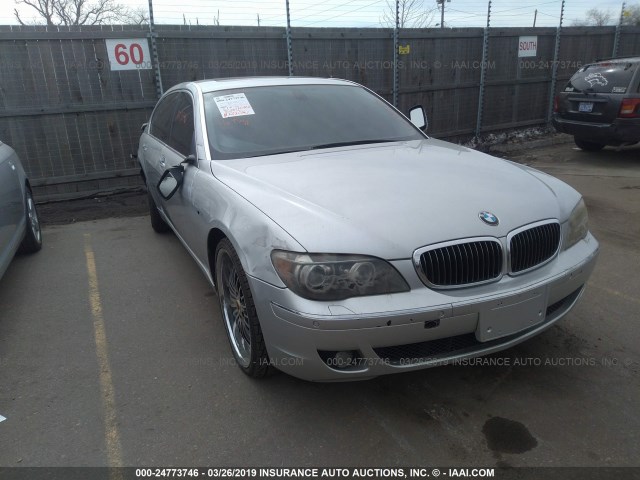 WBAHN83537DT71518 - 2007 BMW 750 SILVER photo 1