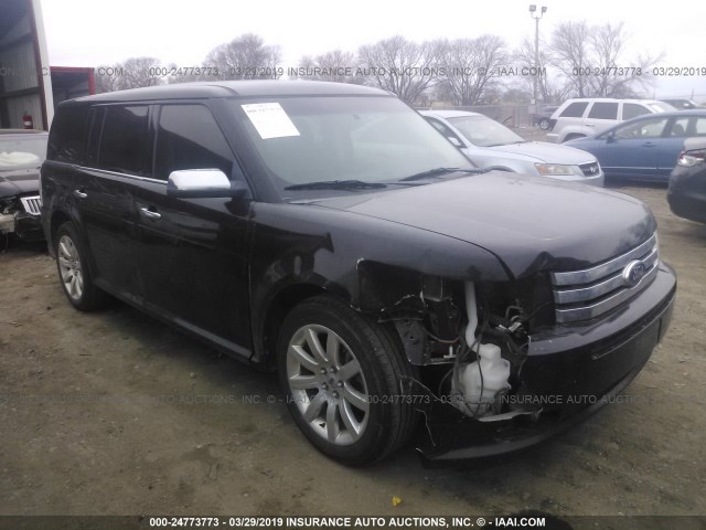 2FMHK6DC7BBD23219 - 2011 FORD FLEX LIMITED BLACK photo 1