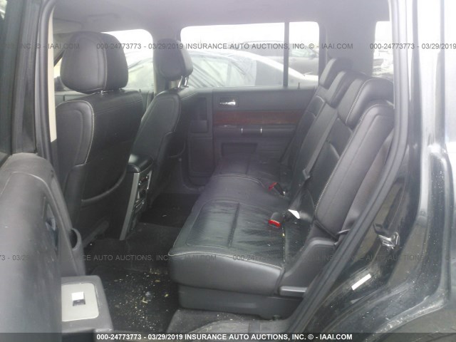 2FMHK6DC7BBD23219 - 2011 FORD FLEX LIMITED BLACK photo 8