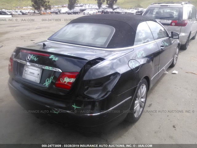 WDDKK5KF7CF144976 - 2012 MERCEDES-BENZ E 350 BLACK photo 4