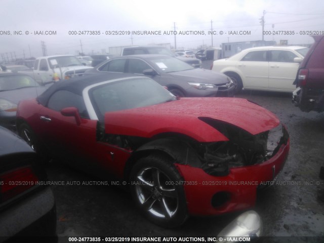 1G2MB35B97Y114246 - 2007 PONTIAC SOLSTICE RED photo 1