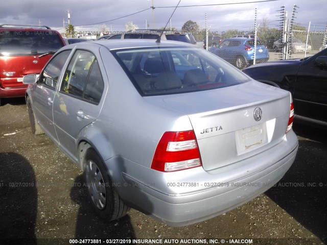 3VWRA69M24M137941 - 2004 VOLKSWAGEN JETTA GL SILVER photo 3