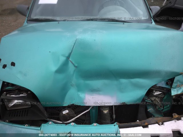 2C1MR2465P6715548 - 1993 GEO METRO GREEN photo 10