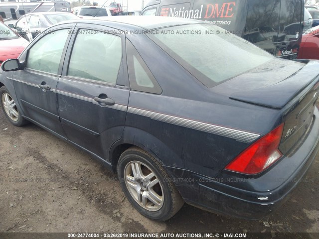 1FAFP34361W297971 - 2001 FORD FOCUS SE/SE SPORT BLUE photo 3