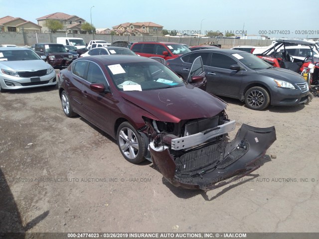 19VDE1F52FE002062 - 2015 ACURA ILX 20 PREMIUM MAROON photo 1