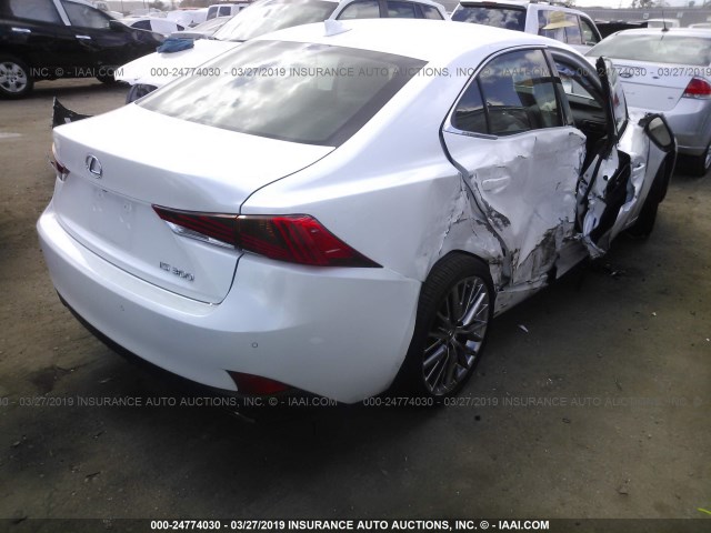 JTHBA1D28K5084421 - 2019 LEXUS IS 300 WHITE photo 4