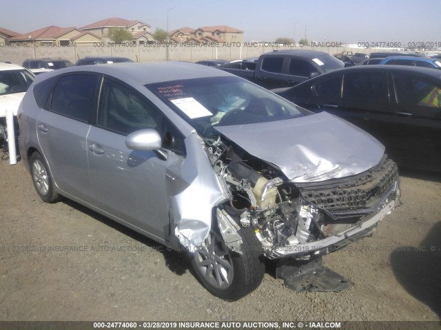 JTDZN3EU9D3252033 - 2013 TOYOTA PRIUS V SILVER photo 1