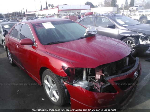 4T1BF3EK6AU506487 - 2010 TOYOTA CAMRY SE/LE/XLE RED photo 1