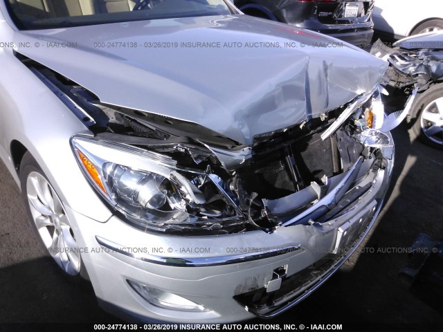 KMHGC4DD0CU167168 - 2012 HYUNDAI GENESIS 3.8L SILVER photo 6