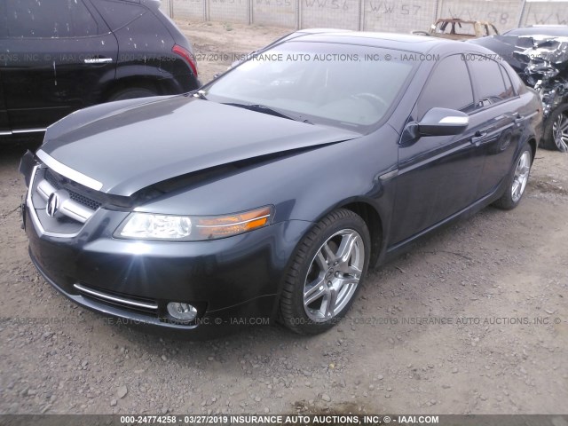 19UUA66267A044147 - 2007 ACURA TL GRAY photo 2