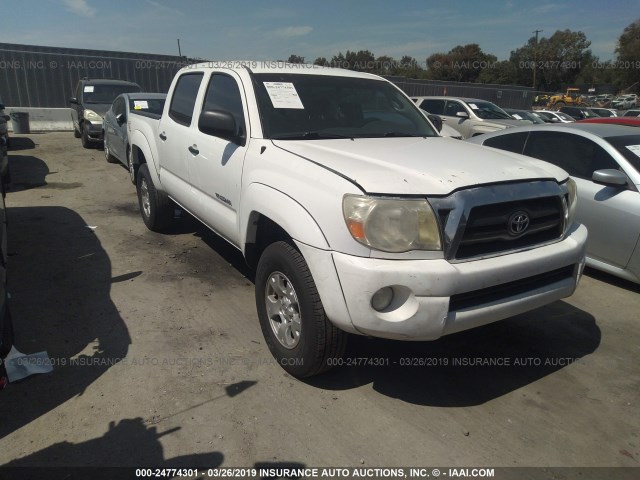 3TMJU62N97M033462 - 2007 TOYOTA TACOMA DOUBLE CAB PRERUNNER WHITE photo 1