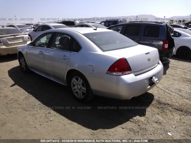 2G1WB5E3XG1105379 - 2016 CHEVROLET IMPALA LIMITED LT SILVER photo 3