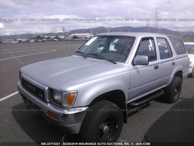 JT3VN39W9M8033414 - 1991 TOYOTA 4RUNNER VN39 SR5 SILVER photo 2