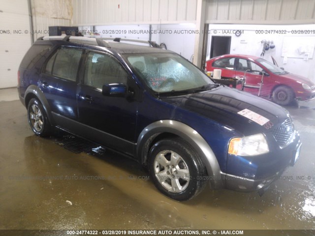 1FMZK05166GA42204 - 2006 FORD FREESTYLE SEL BLUE photo 1