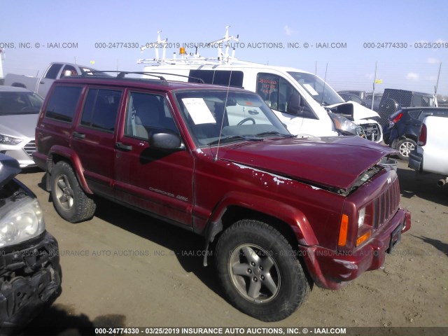 1J4FJ68S5WL172431 - 1998 JEEP CHEROKEE SPORT/CLASSIC RED photo 1