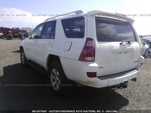 JTEBT14R948013959 - 2004 TOYOTA 4RUNNER SR5/SPORT WHITE photo 3