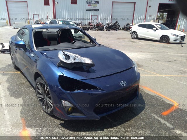 JF1ZNAA16G9707556 - 2016 TOYOTA SCION FR-S BLUE photo 6