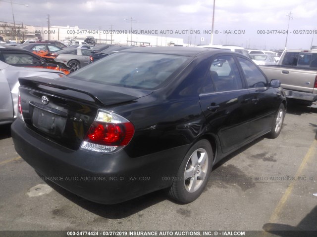 4T1BE32K06U642628 - 2006 TOYOTA CAMRY LE/XLE/SE BLACK photo 4