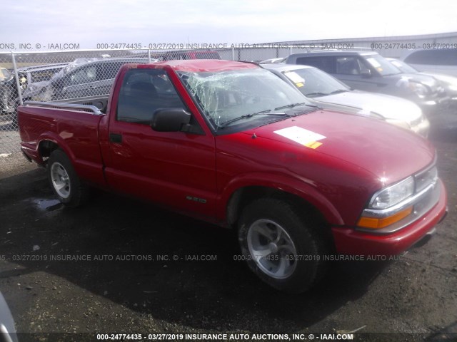 1GCCS145428175584 - 2002 CHEVROLET S TRUCK S10 RED photo 1