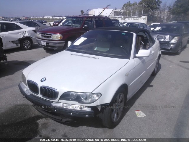 WBABW33486PX88451 - 2006 BMW 325 CI WHITE photo 2