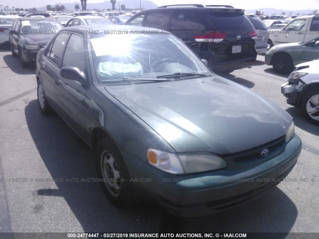 1NXBR12E3YZ384059 - 2000 TOYOTA COROLLA VE/CE/LE GREEN photo 1