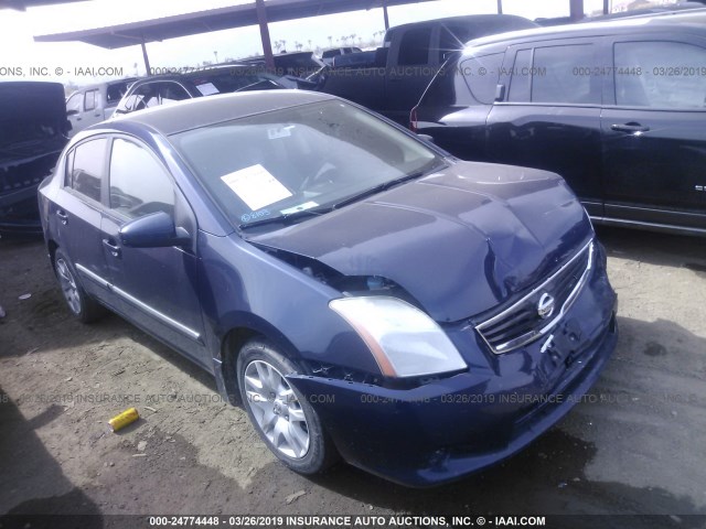 3N1AB6AP2CL698103 - 2012 NISSAN SENTRA 2.0/2.0S/SR/2.0SL 蓝色 照片 1