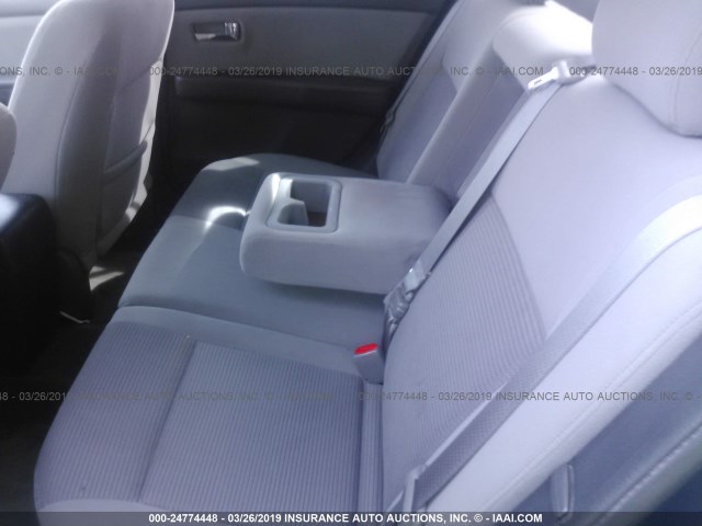 3N1AB6AP2CL698103 - 2012 NISSAN SENTRA 2.0/2.0S/SR/2.0SL 蓝色 照片 8