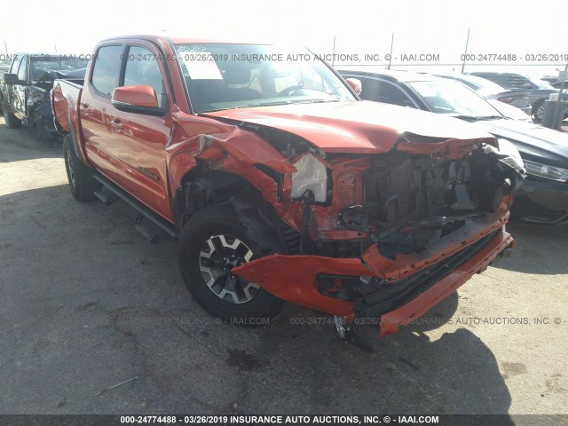 3TMCZ5AN6JM172610 - 2018 TOYOTA TACOMA DBL CAB/SR/TRDSPT/OR/PRO ORANGE photo 6