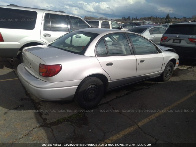 1G8ZH5280YZ154810 - 2000 SATURN SL1 SILVER photo 4