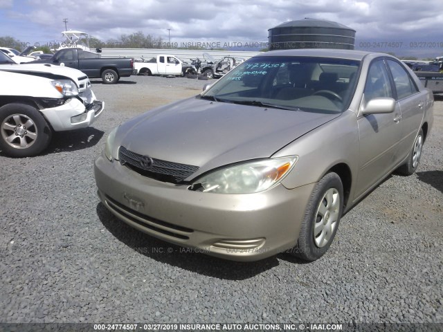 4T1BE32K53U259960 - 2003 TOYOTA CAMRY LE/XLE/SE TAN photo 2