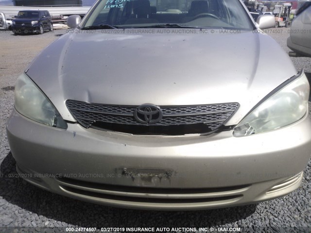 4T1BE32K53U259960 - 2003 TOYOTA CAMRY LE/XLE/SE TAN photo 6