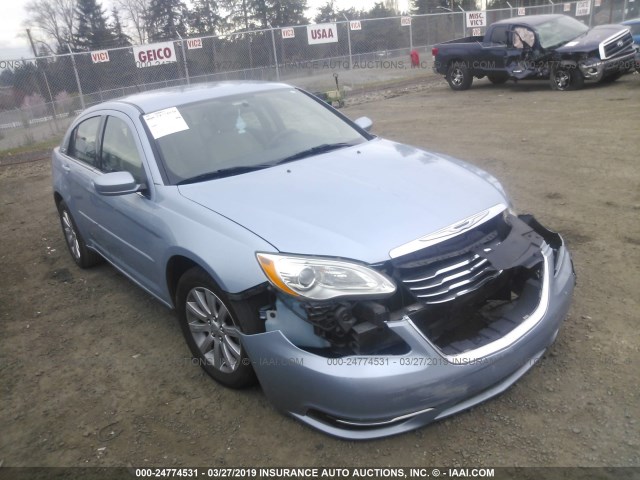 1C3CCBBBXCN239386 - 2012 CHRYSLER 200 TOURING BLUE photo 1