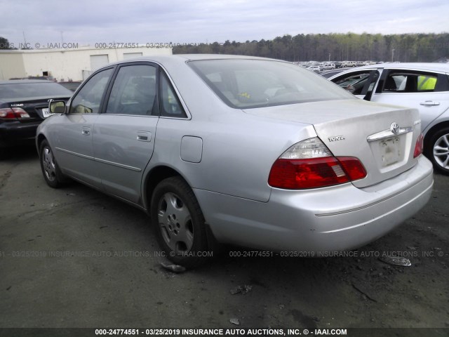 4T1BF28B94U376358 - 2004 TOYOTA AVALON XL/XLS SILVER photo 3