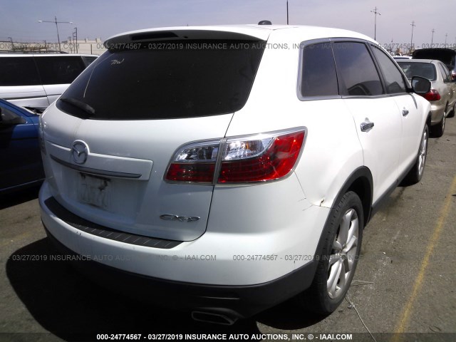 JM3TB2DV9C0364812 - 2012 MAZDA CX-9 WHITE photo 4