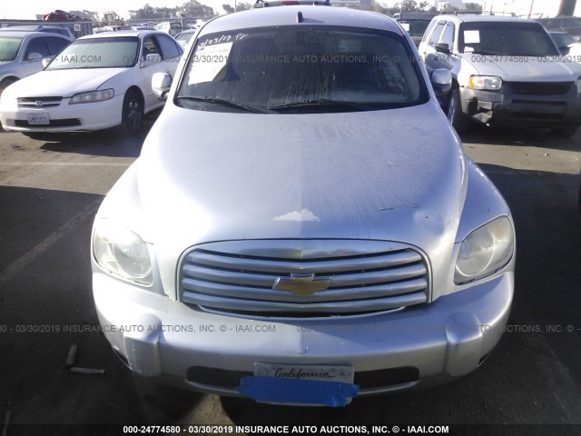 3GNBABFW6BS623378 - 2011 CHEVROLET HHR LT SILVER photo 6