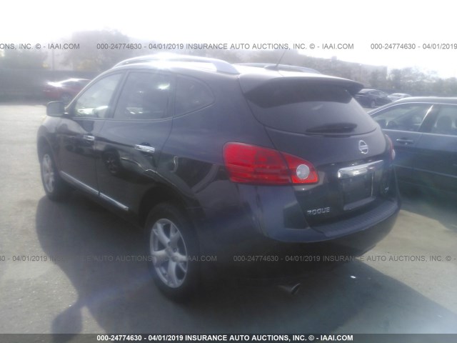 JN8AS5MT8BW169543 - 2011 NISSAN ROGUE S/SV/KROM BEIGE photo 3