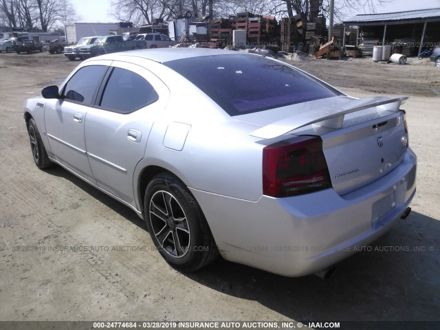 2B3LA43G86H420718 - 2006 DODGE CHARGER SE/SXT SILVER photo 3