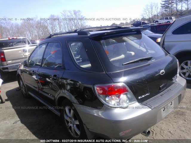 JF1GG68676H806892 - 2006 SUBARU IMPREZA OUTBACK SPORT/OUTBACK SPC BLACK photo 3