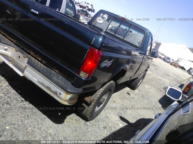 1FTHF36H1VEA18811 - 1997 FORD F350 GREEN photo 4