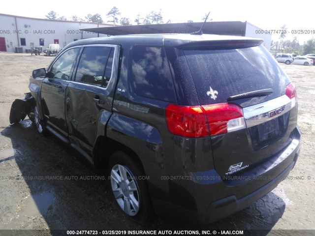 2GKALMEK6D6200332 - 2013 GMC TERRAIN SLE BLACK photo 3