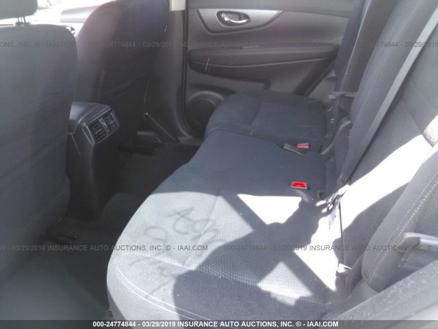 JN8AT2MTXGW002670 - 2016 NISSAN ROGUE S/SL/SV SILVER photo 8