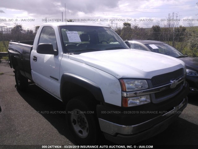 1GBHC24U24E385111 - 2004 CHEVROLET SILVERADO C2500 HEAVY DUTY WHITE photo 1