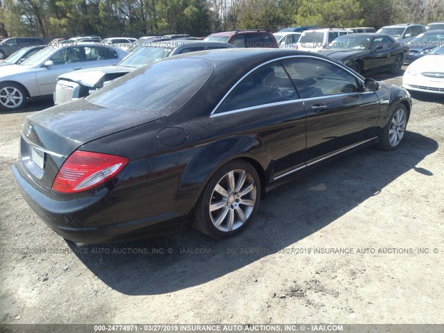 WDDEJ71X48A013269 - 2008 MERCEDES-BENZ CL 550 BLACK photo 4