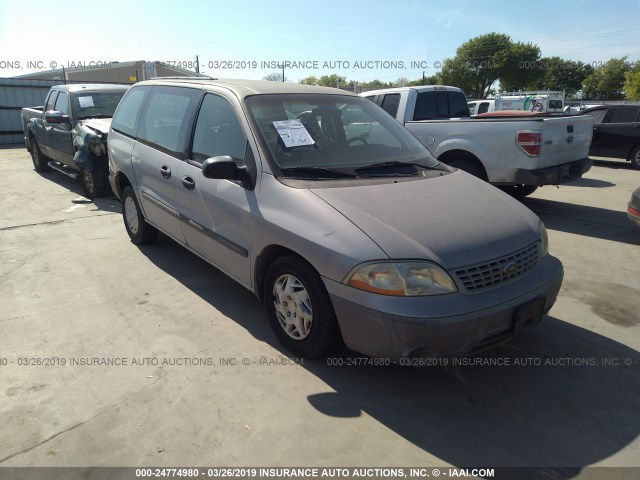 2FMZA55492BA50325 - 2002 FORD WINDSTAR LX GRAY photo 1