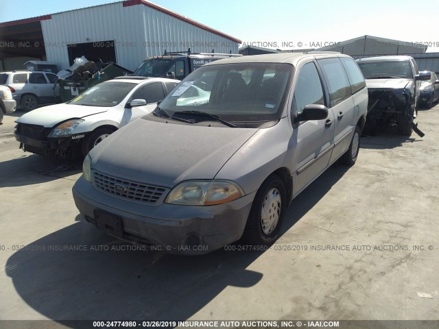 2FMZA55492BA50325 - 2002 FORD WINDSTAR LX GRAY photo 2