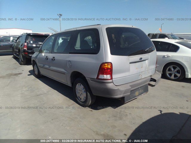 2FMZA55492BA50325 - 2002 FORD WINDSTAR LX GRAY photo 3