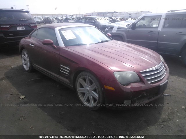 1C3AN69L85X025785 - 2005 CHRYSLER CROSSFIRE LIMITED RED photo 1