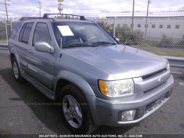 JNRDR09Y61W214733 - 2001 INFINITI QX4 SILVER photo 1