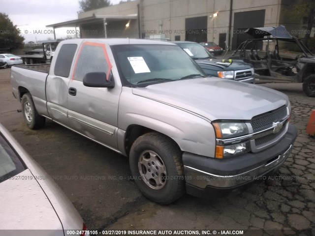 2GCEC19VX41262510 - 2004 CHEVROLET SILVERADO C1500 SILVER photo 1